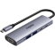 Док-станция Rapoo XD51 5-in-1 USB-C Adapter Grey - XD51-SGRY