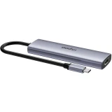 Док-станция Rapoo XD51 5-in-1 USB-C Adapter Grey (XD51-SGRY)