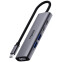 Док-станция Rapoo XD51 5-in-1 USB-C Adapter Grey - XD51-SGRY - фото 5