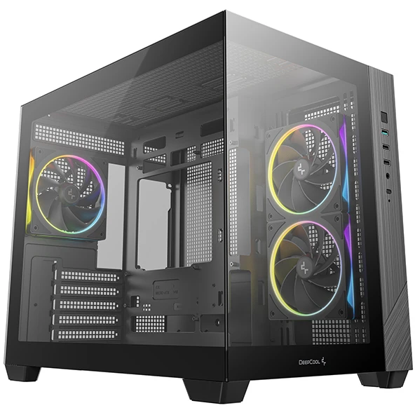 Корпус DeepCool CG330 3F Black - R-CG330-BKNGM3-G