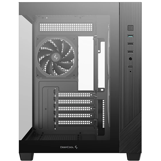 Корпус DeepCool CG330 3F Black - R-CG330-BKNGM3-G - фото 3