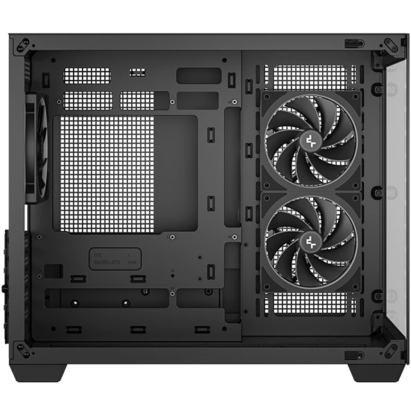 Корпус DeepCool CG330 3F Black - R-CG330-BKNGM3-G - фото 4
