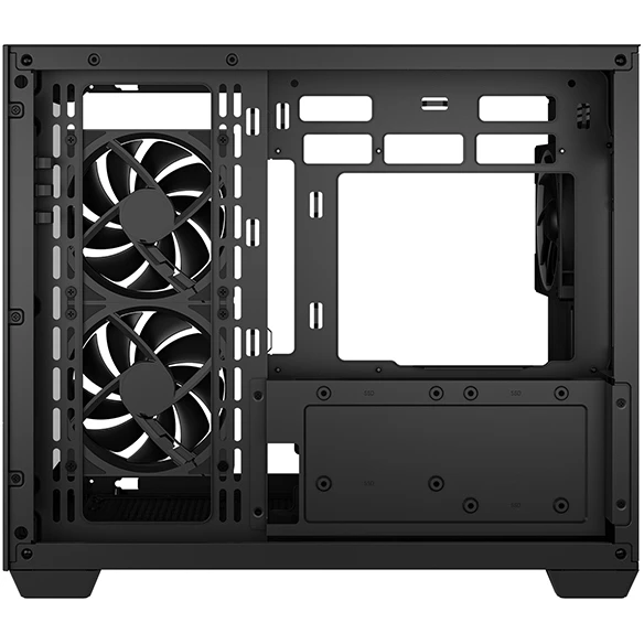 Корпус DeepCool CG330 3F Black - R-CG330-BKNGM3-G - фото 5