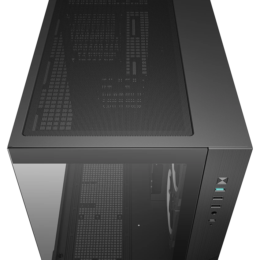 Корпус DeepCool CG330 3F Black - R-CG330-BKNGM3-G - фото 7