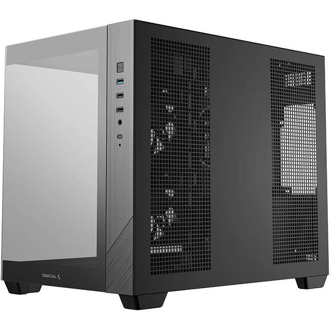 Корпус DeepCool CG330 3F Black - R-CG330-BKNGM3-G - фото 8