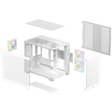 Корпус DeepCool CG330 3F White (R-CG330-WHNGM3-G)