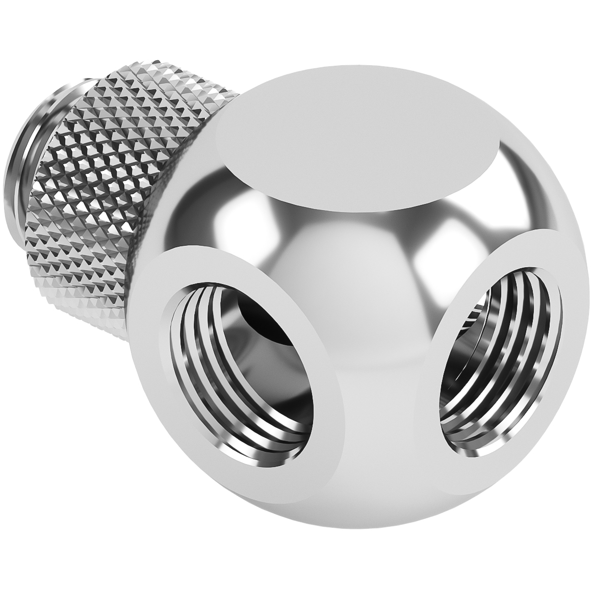 Разветвитель для СЖО Barrow TX4T-A01 Silver (BA0050)