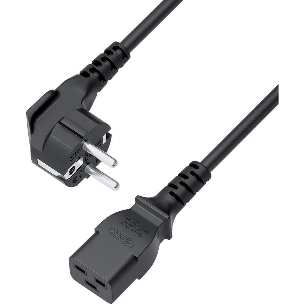 Кабель питания Schuko - C19, 2м, Greenconnect GCR-56587