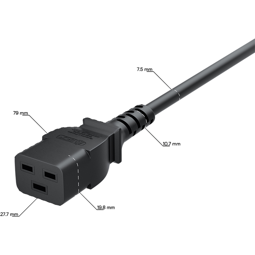 Кабель питания Schuko - C19, 2м, Greenconnect GCR-56587 - фото 5