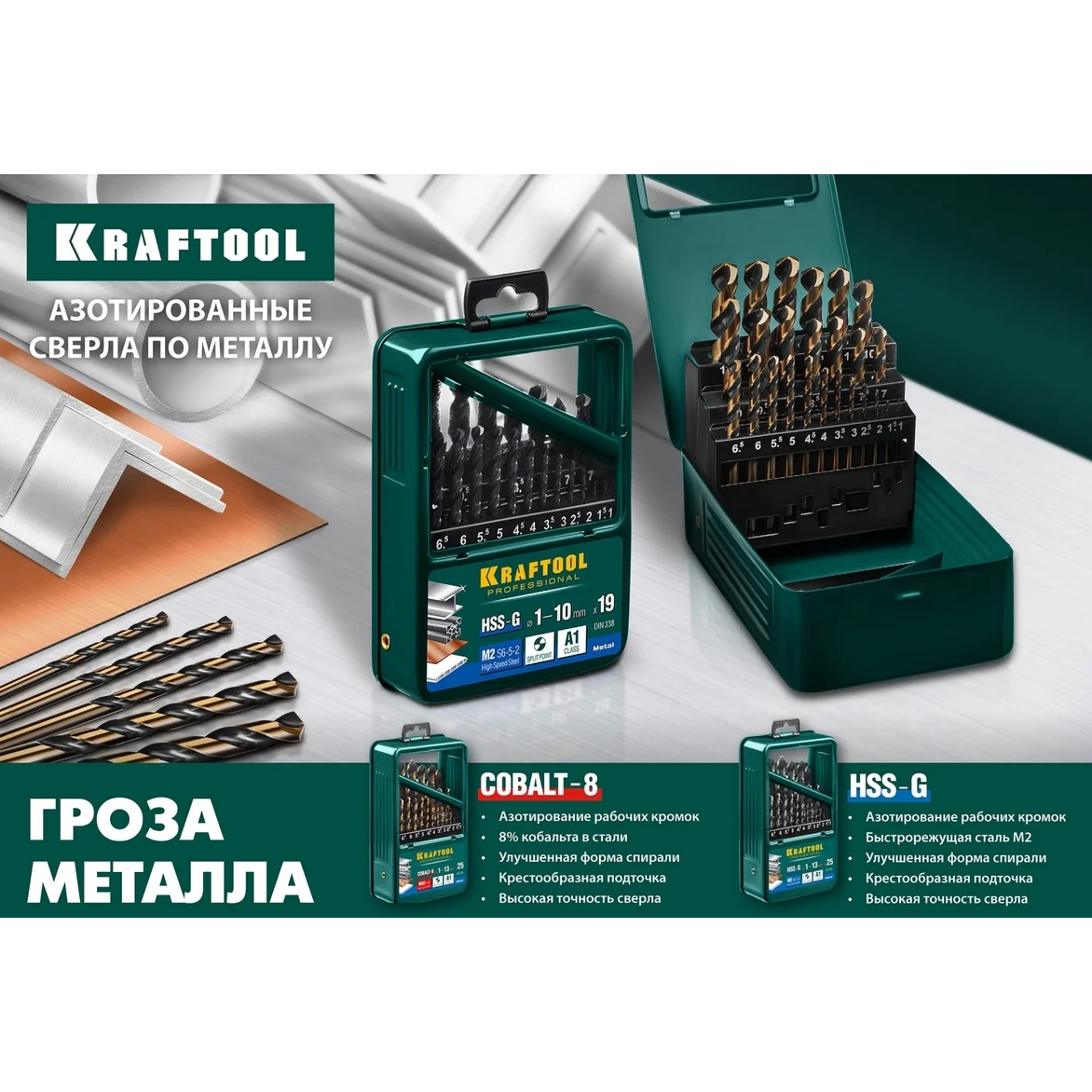 Сверло KRAFTOOL 29651-9 - фото 4