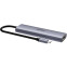 Док-станция Rapoo XD61 6-in-1 USB-C Adapter Grey - XD61-SGRY - фото 4