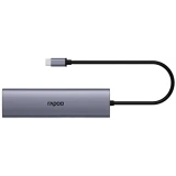 Док-станция Rapoo XD71 7-in-1 USB-C Adapter Grey (ч)