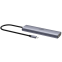 Док-станция Rapoo XD71 7-in-1 USB-C Adapter Grey - ч - фото 4