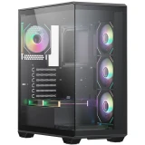 Корпус XASTRA Q600 6FM12A-C10-UC Black (Q600-6FM12A-C10-UC)