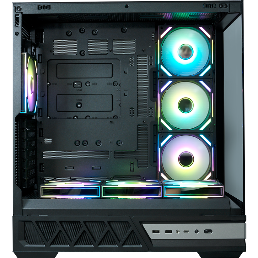 Корпус XASTRA Q700 7FS12A-C10-UC Black - Q700-7FS12A-C10-UC - фото 4