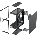 Корпус XASTRA Q700 7FS12A-C10-UC Black (Q700-7FS12A-C10-UC)