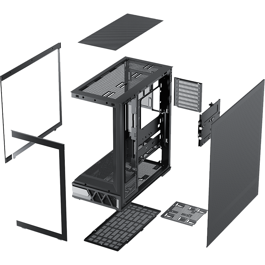 Корпус XASTRA Q700 7FS12A-C10-UC Black - Q700-7FS12A-C10-UC - фото 11