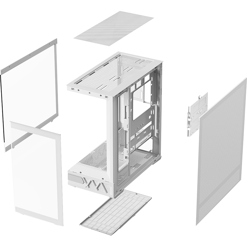 Корпус XASTRA Q700 7FS12A-C10-UC White - Q700-7FS12A-C10-UC-WH - фото 11