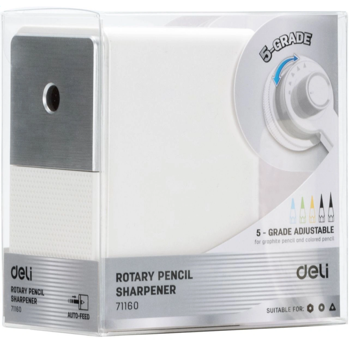 Точилка для карандашей Deli 71160 White - 71160WHITE - фото 7
