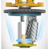 Точилка для карандашей Deli 71162 Blue (71162BLUE)