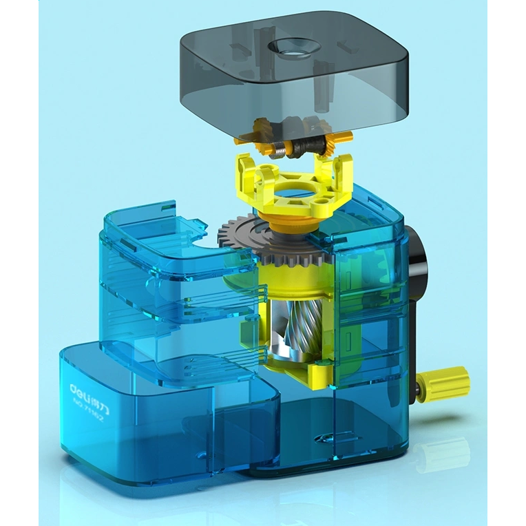 Точилка для карандашей Deli 71162 Blue - 71162BLUE - фото 3