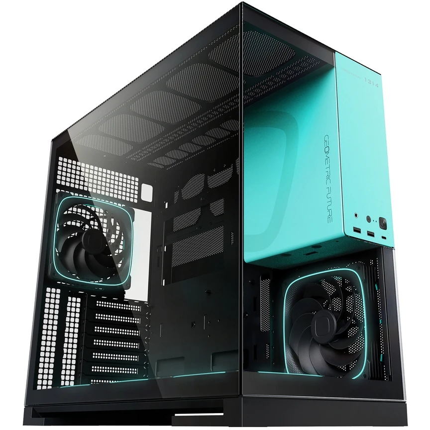 Корпус Geometric Future Model 5 ARGB Black/Blue - 1AM5WKBB00110 - фото 2