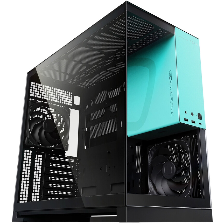 Корпус Geometric Future Model 5 ARGB Black/Blue - 1AM5WKBB00110 - фото 3