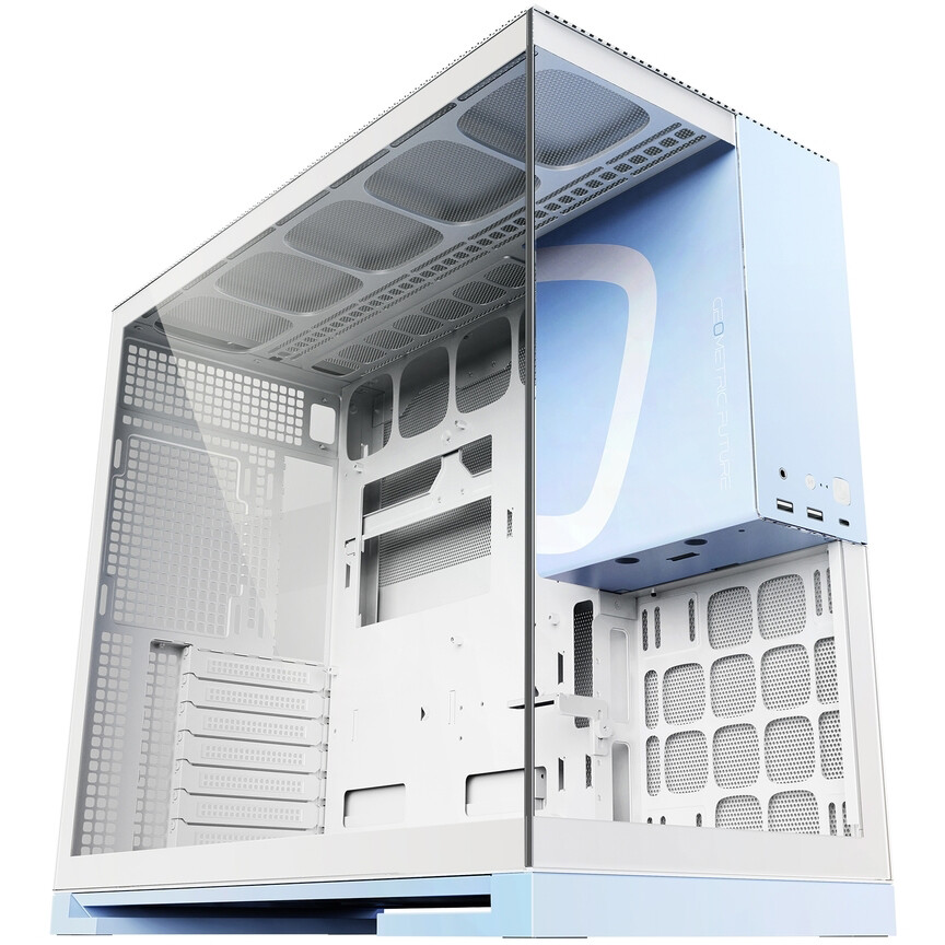 Корпус Geometric Future Model 5 White/Blue - 1AM5WKPB00100 - фото 2