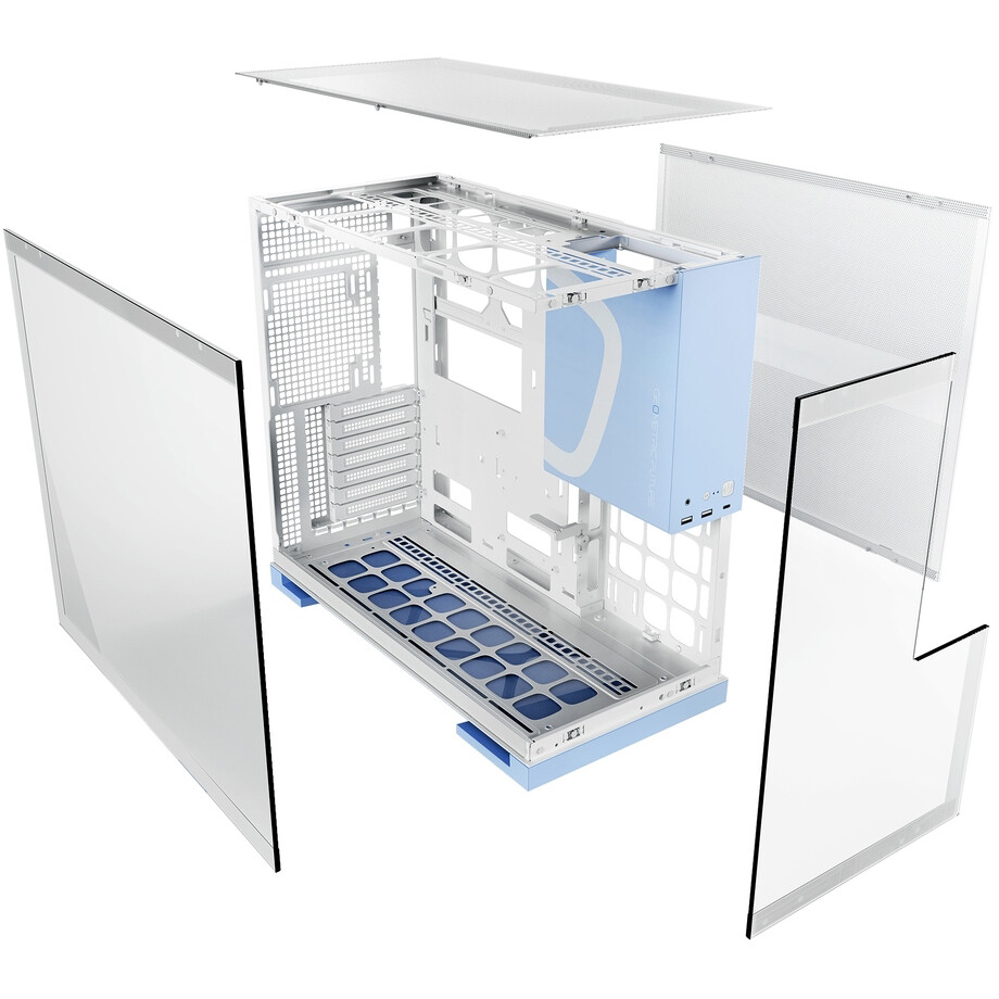 Корпус Geometric Future Model 5 White/Blue - 1AM5WKPB00100 - фото 6