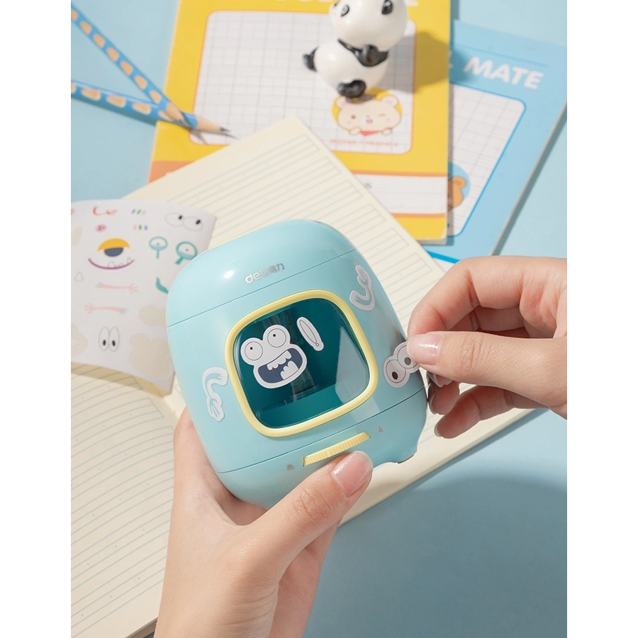 Точилка для карандашей Deli VA13 Blue - VA13BLUE - фото 10