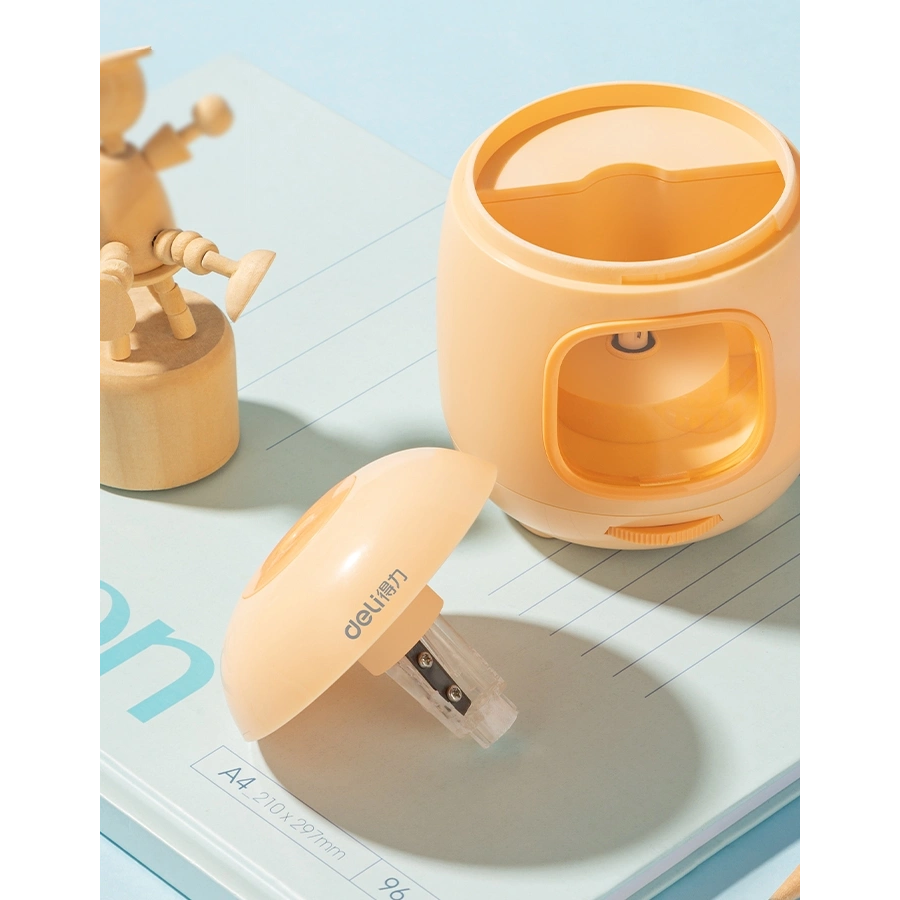 Точилка для карандашей Deli VA13 Orange - VA13 ORANGE - фото 3