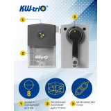 Точилка для карандашей KW-Trio 305A Grey (305AGR)