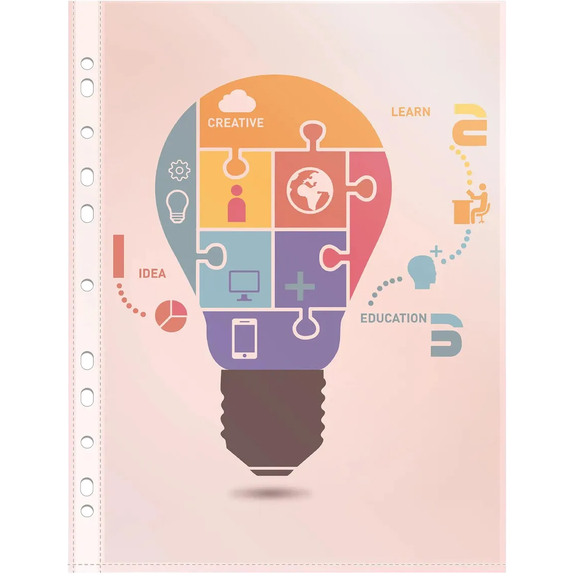 Файл-вкладыш Бюрократ 013RED (50 шт.) - -013RED - фото 3