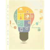 Файл-вкладыш Бюрократ 013YEL (50 шт.) (-013YEL)