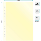 Файл-вкладыш Бюрократ 013YEL (50 шт.) (-013YEL)