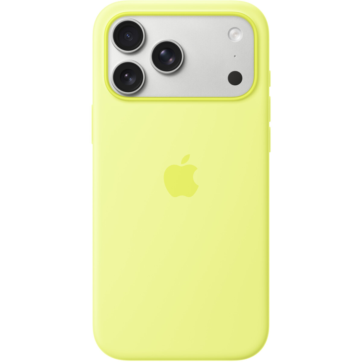Чехол Apple iPhone 17 Pro Max Silicone Case with MagSafe Neon Yellow (MGFM4) - MGFM4FE/A