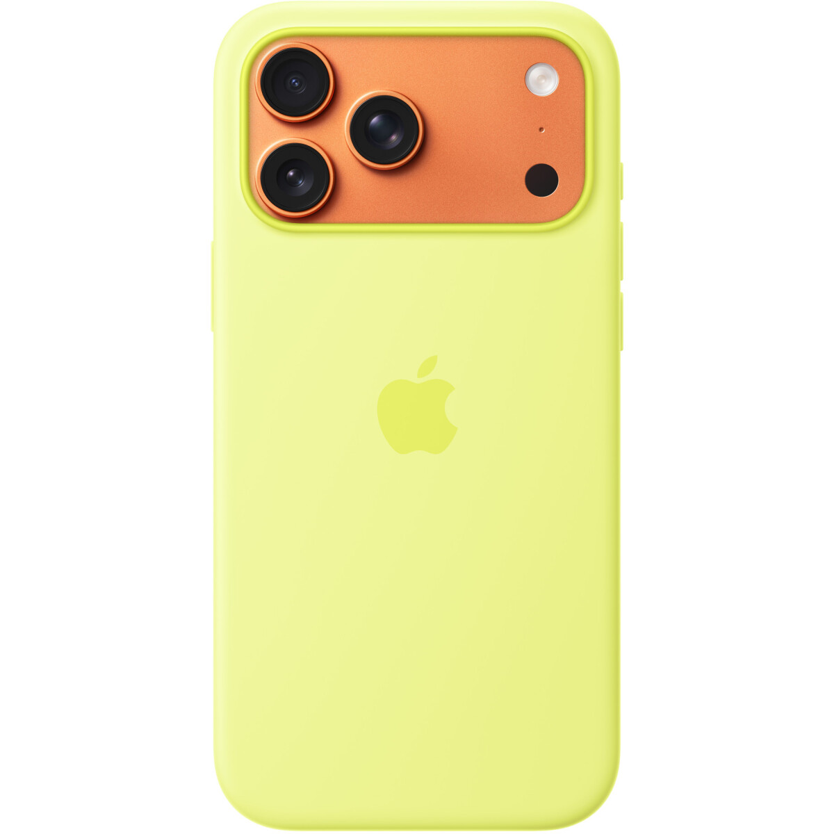 Чехол Apple iPhone 17 Pro Max Silicone Case with MagSafe Neon Yellow (MGFM4) - MGFM4FE/A - фото 2