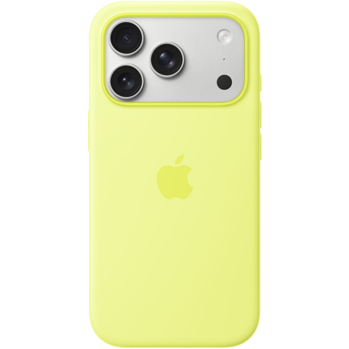 Чехол Apple iPhone 17 Pro Silicone Case with MagSafe Neon Yellow (MGFF4) - MGFF4FE/A