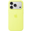 Чехол Apple iPhone 17 Pro Silicone Case with MagSafe Neon Yellow (MGFF4) - MGFF4FE/A