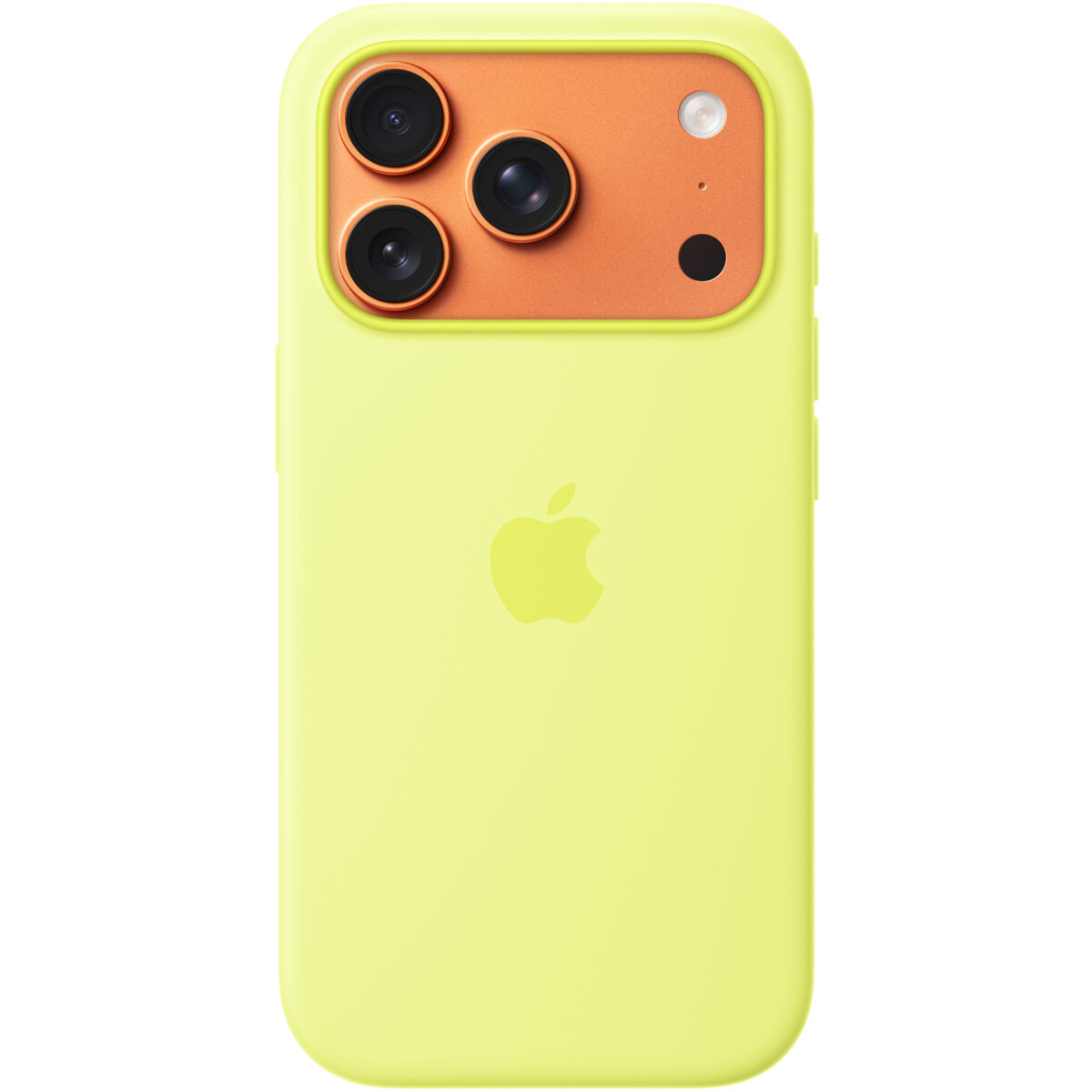 Чехол Apple iPhone 17 Pro Silicone Case with MagSafe Neon Yellow (MGFF4) - MGFF4FE/A - фото 2