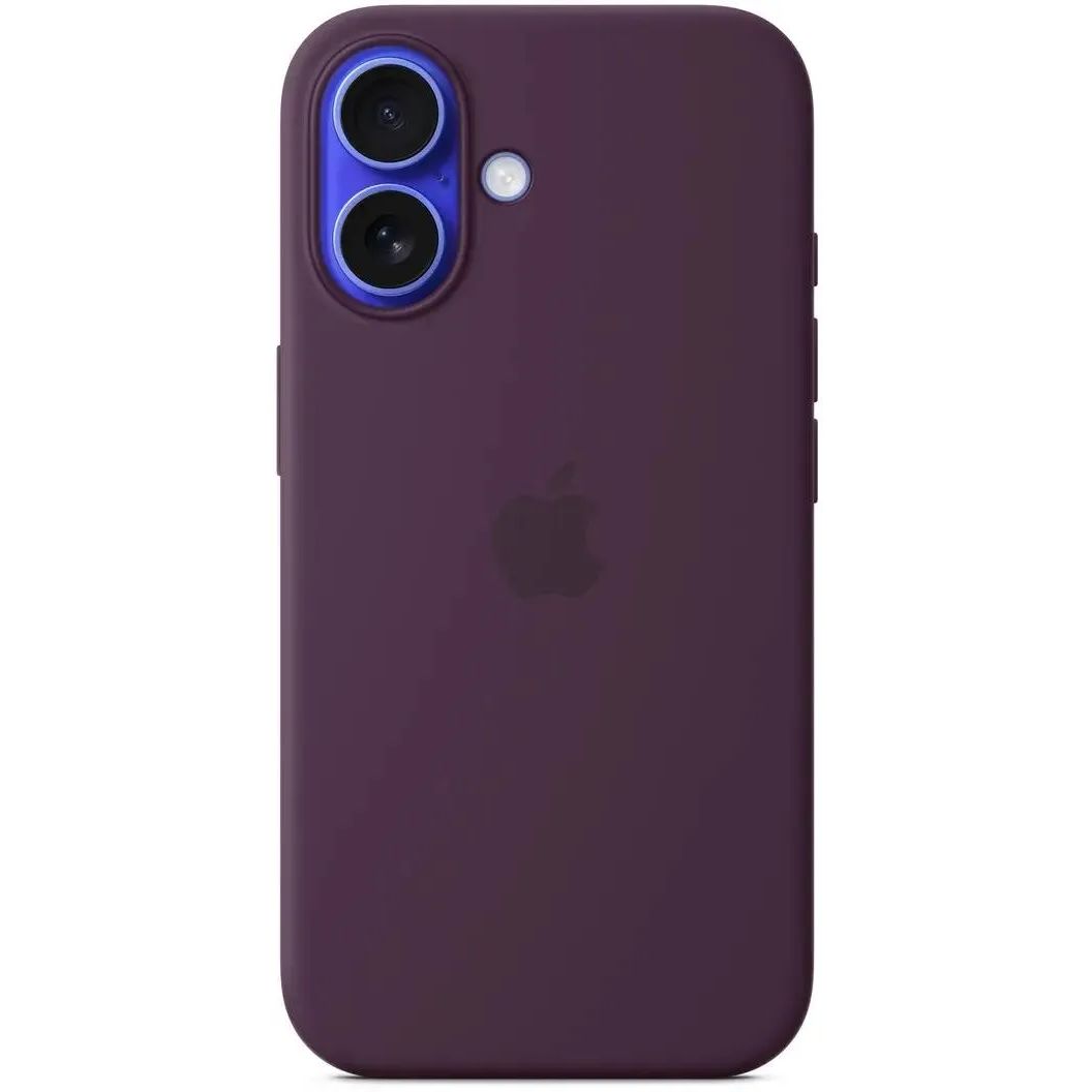 Чехол Apple iPhone 16 Silicone Case with MagSafe Plum (MYY43) - MYY43ZM/A