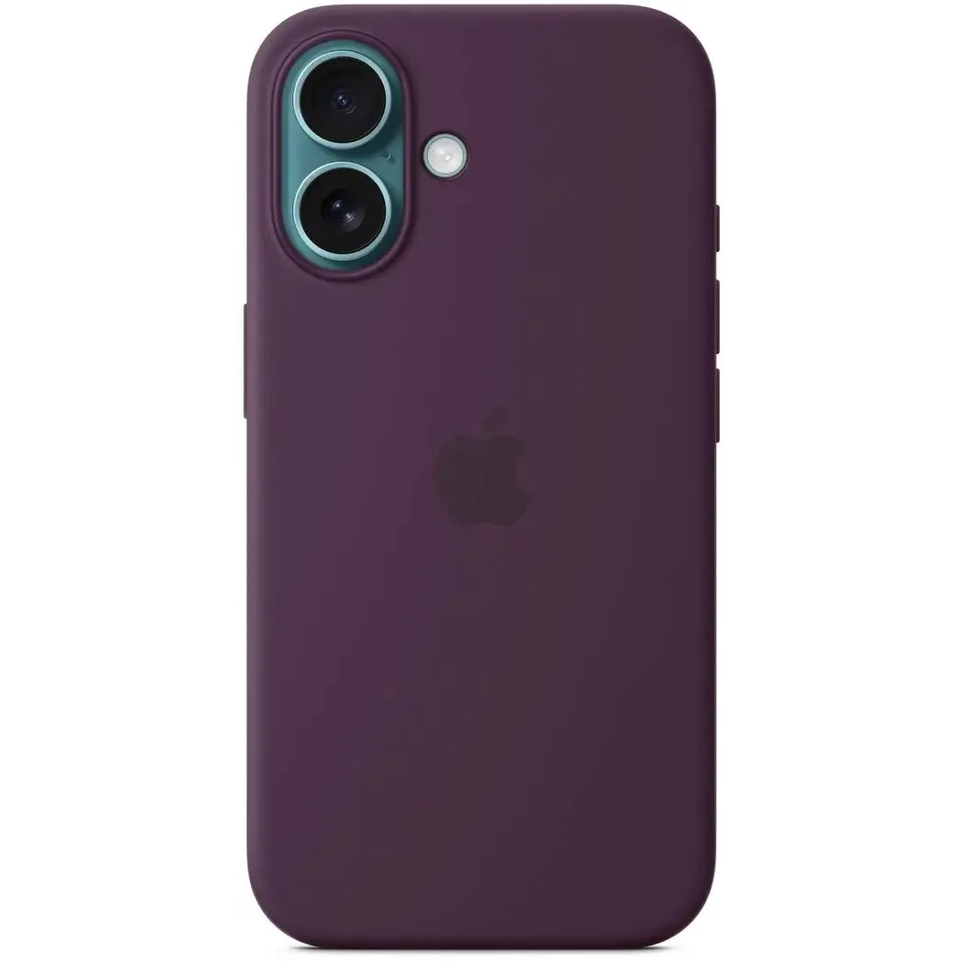 Чехол Apple iPhone 16 Silicone Case with MagSafe Plum (MYY43) - MYY43ZM/A - фото 2