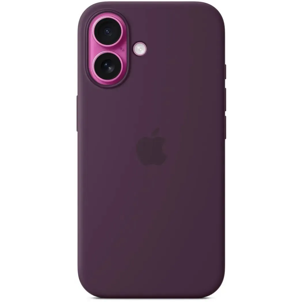 Чехол Apple iPhone 16 Silicone Case with MagSafe Plum (MYY43) - MYY43ZM/A - фото 3