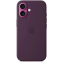 Чехол Apple iPhone 16 Silicone Case with MagSafe Plum (MYY43) - MYY43ZM/A - фото 3