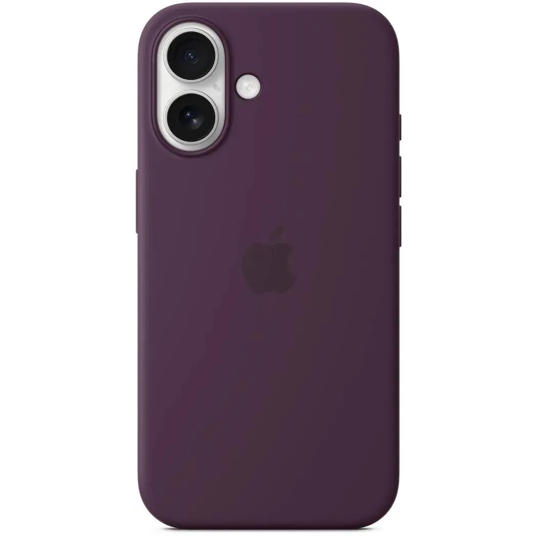 Чехол Apple iPhone 16 Silicone Case with MagSafe Plum (MYY43) - MYY43ZM/A - фото 4