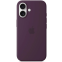 Чехол Apple iPhone 16 Silicone Case with MagSafe Plum (MYY43) - MYY43ZM/A - фото 4