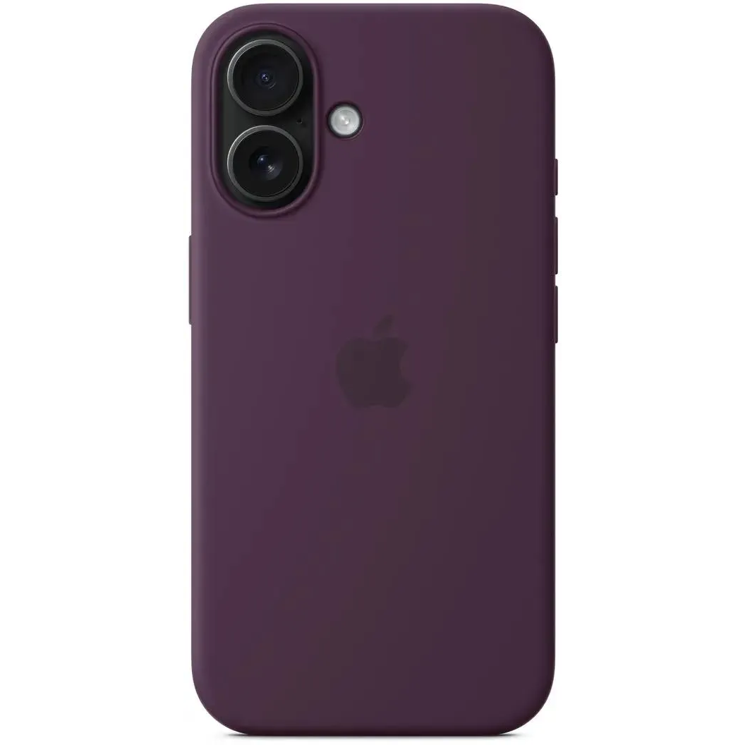 Чехол Apple iPhone 16 Silicone Case with MagSafe Plum (MYY43) - MYY43ZM/A - фото 5