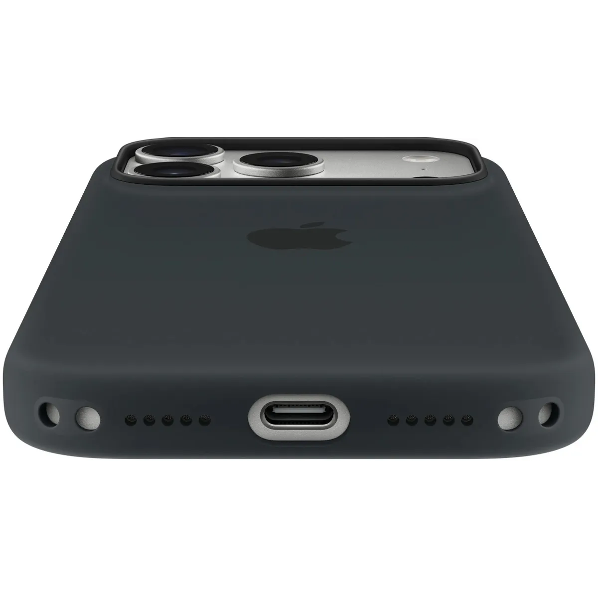 Чехол Apple iPhone 17 Pro Silicone Case with MagSafe Black (MGFK4) - MGFK4FE/A - фото 5