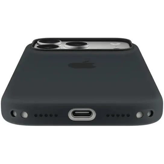 Чехол Apple iPhone 17 Pro Max Silicone Case with MagSafe Black (MGFR4) - MGFR4FE/A - фото 5