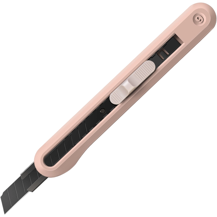 Канцелярский нож Deli ENS063 Pink